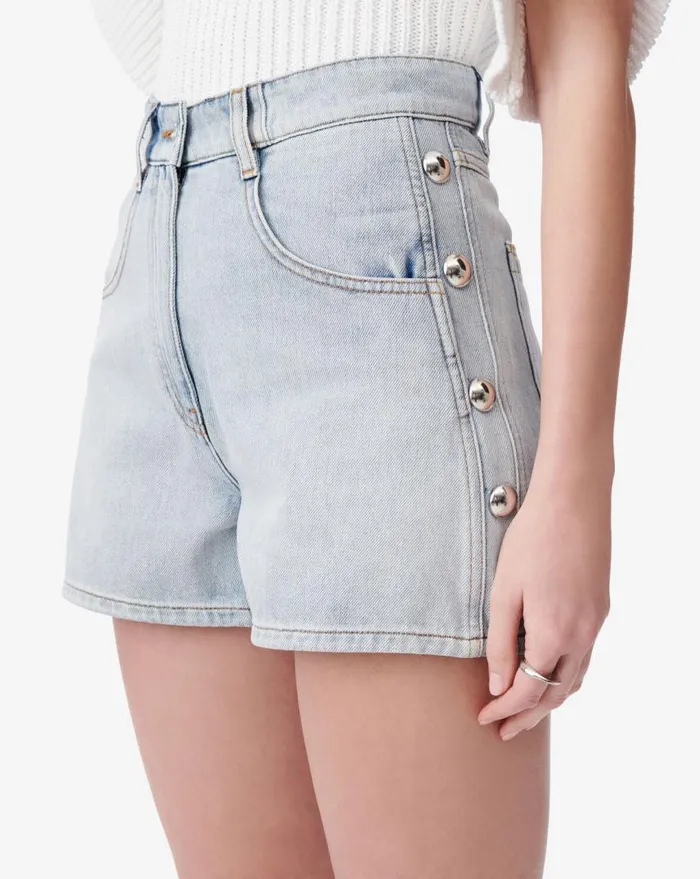 IRO CANIO DENIM SHORTS Blue Washed Women Shorts and Skirts