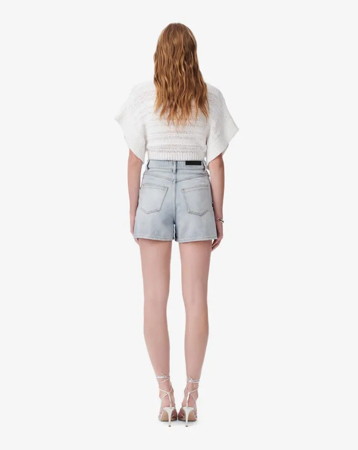 IRO CANIO DENIM SHORTS Blue Washed Women Shorts and Skirts