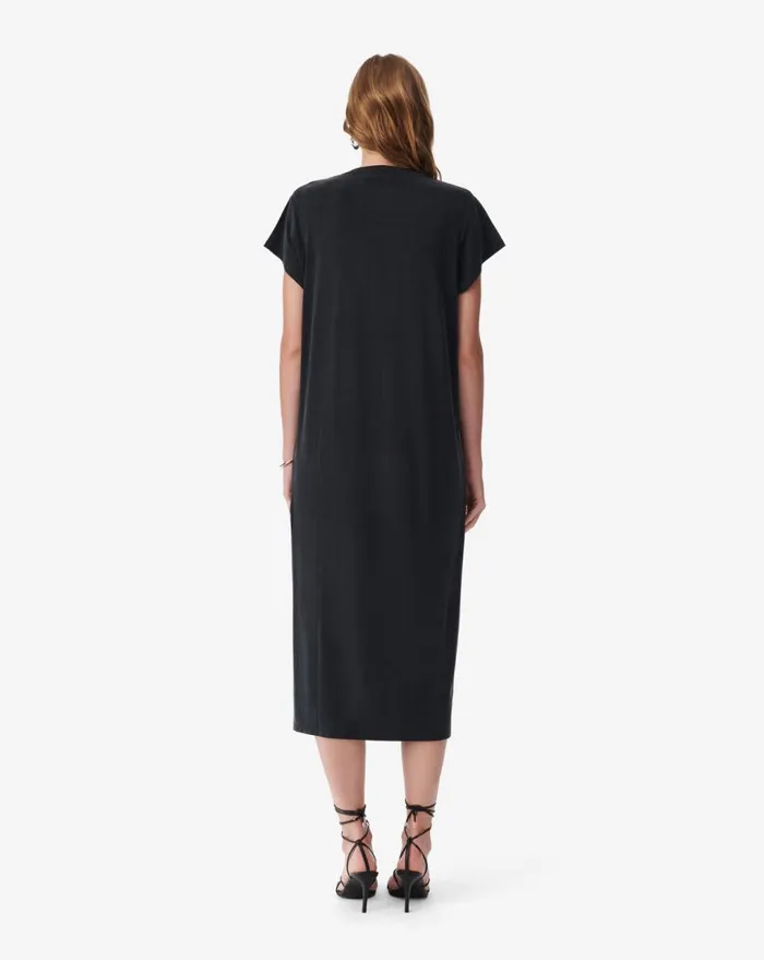 IRO KIRAZAE JERSEY CREW NECK DRESS Black Women Dresses