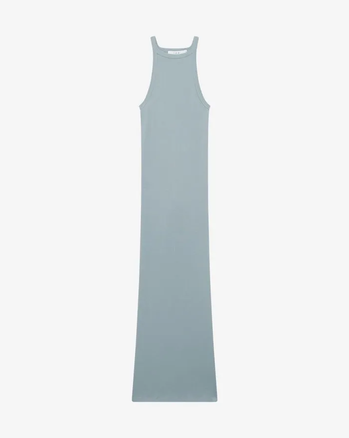 IRO PALOMO LONG SLEEVELESS DRESS Storm Blue Women Dresses