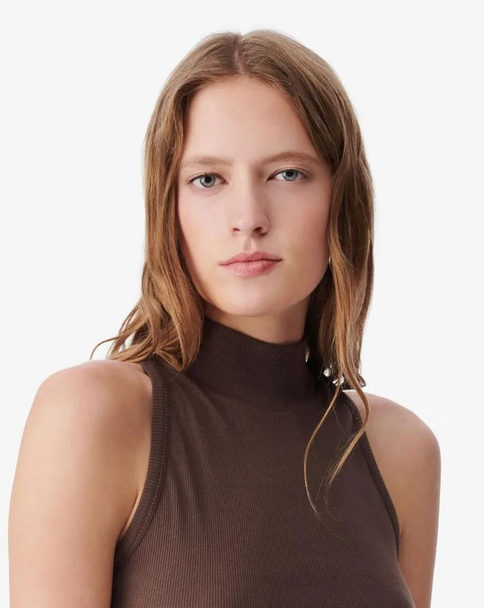 IRO PANDORAE TANK TOP Black Women Tops and Shirts