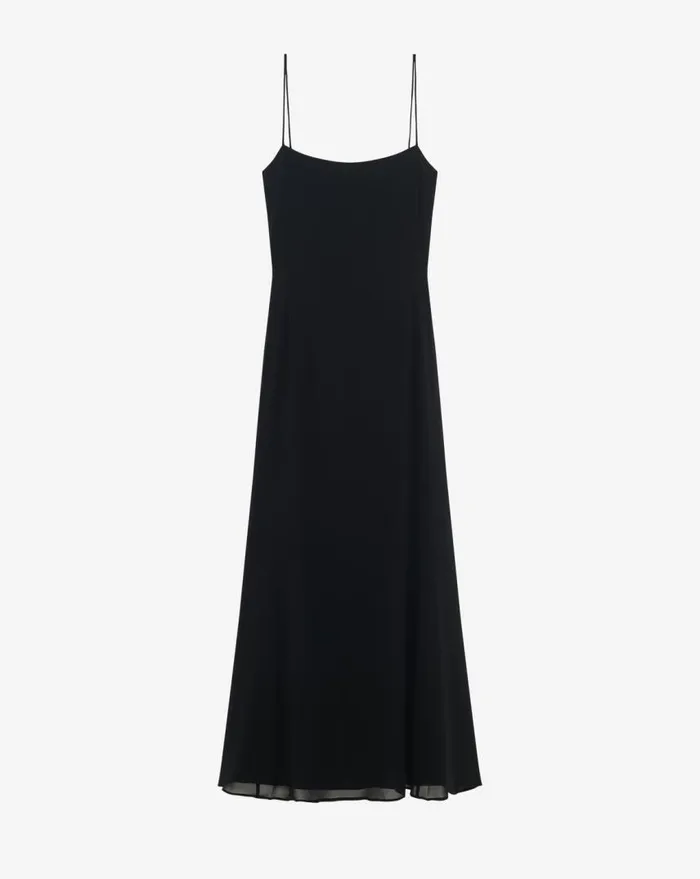 IRO RALNISPE SILK DRESS Champagne Women Dresses