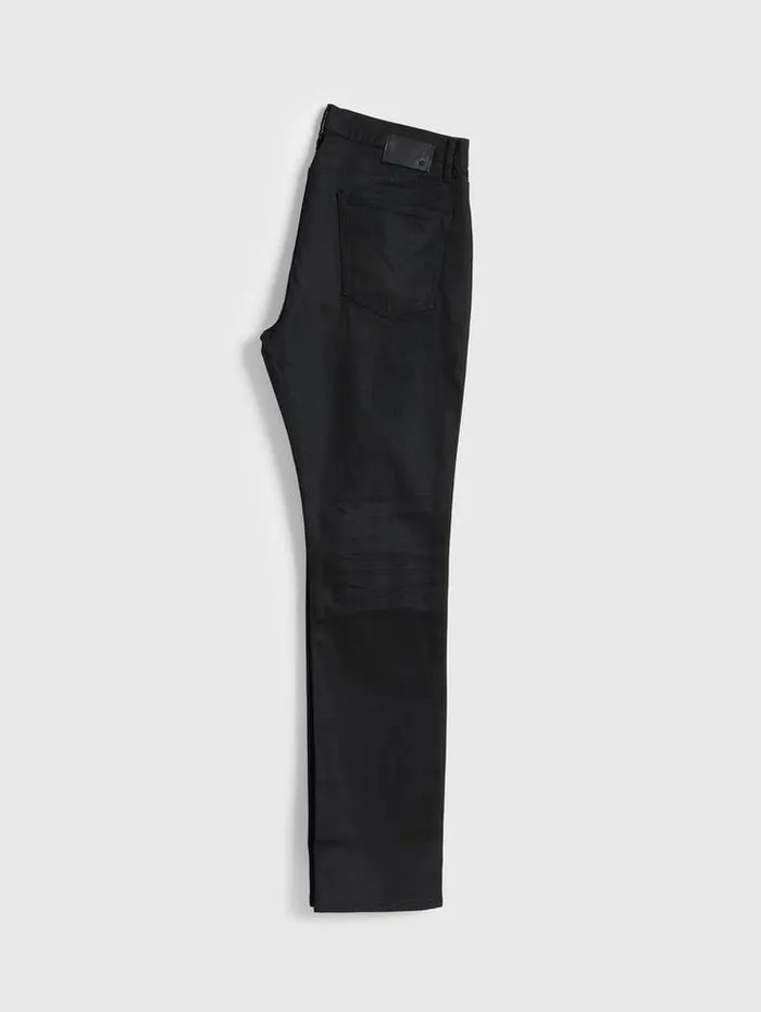 J701 8211 COATED Black Tint Men John Varvatos Jeans