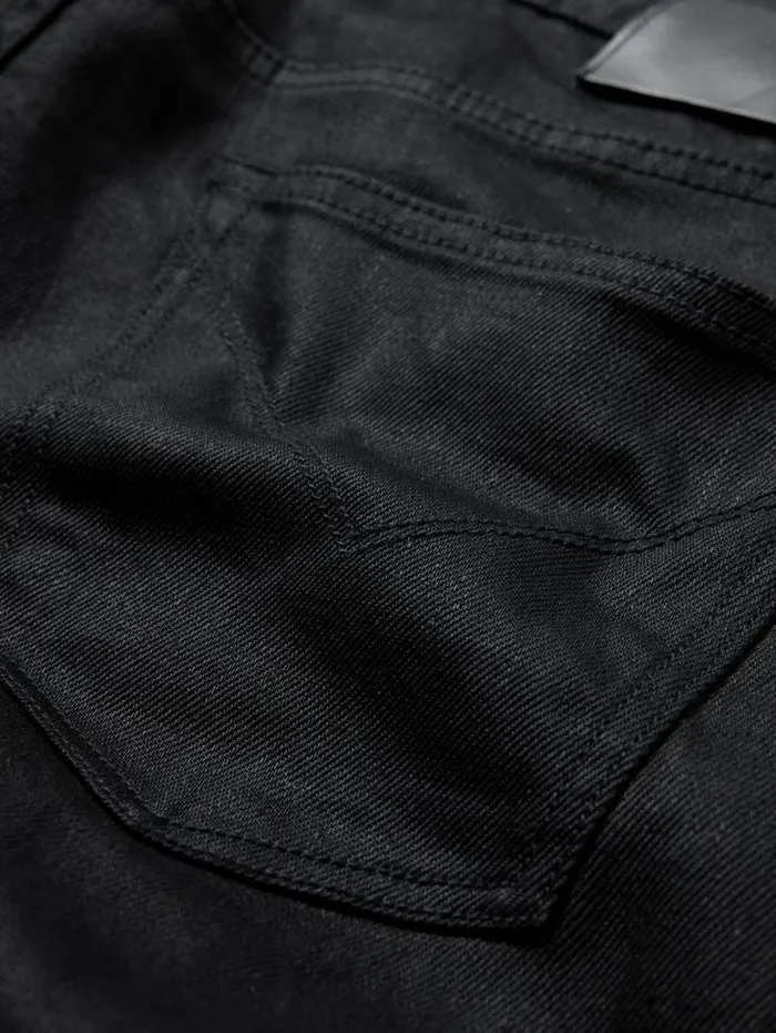J701 8211 COATED Black Tint Men John Varvatos Jeans