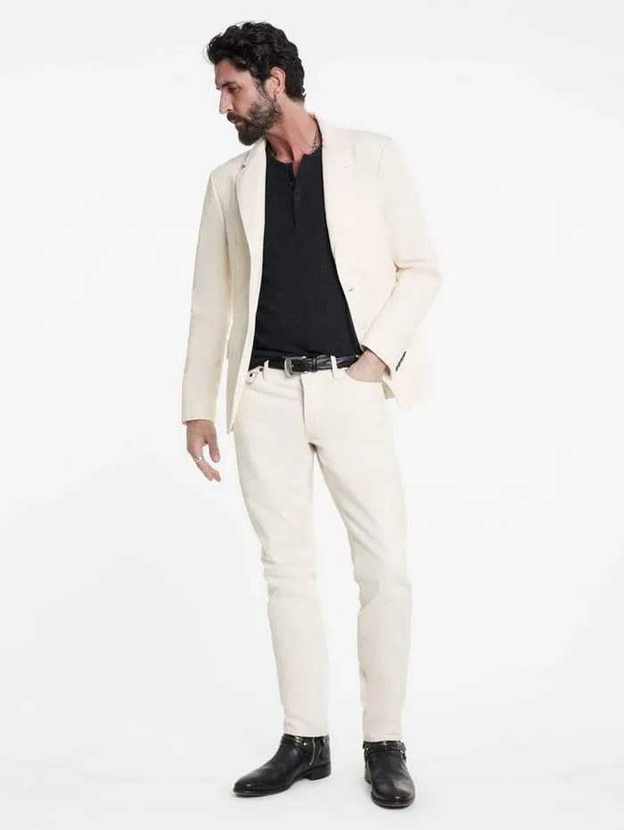 J702 8211 SLIM FIT Linen Men John Varvatos Jeans