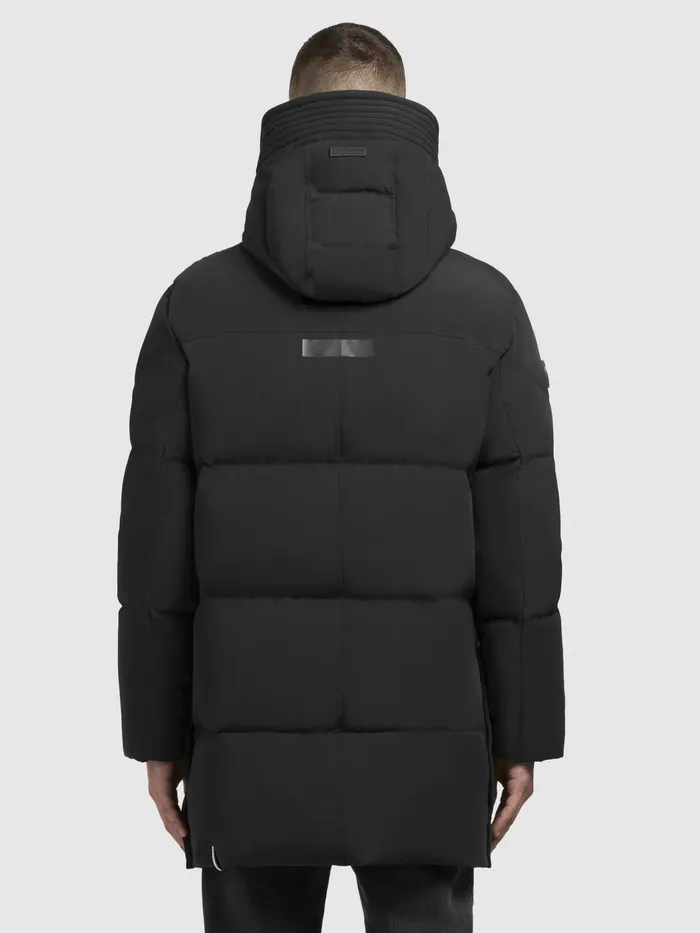 Jacke DOYLE Schwarz Schwarz Puffer Jackets KHUJO Men