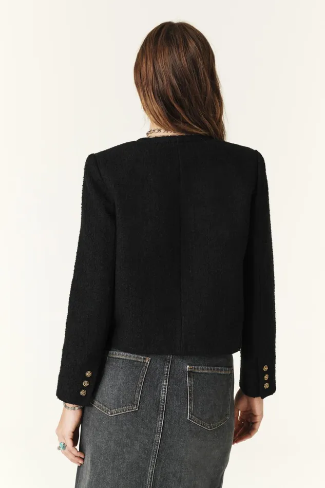 Jacket Meredith Black Women Baandsh Jackets and Coats