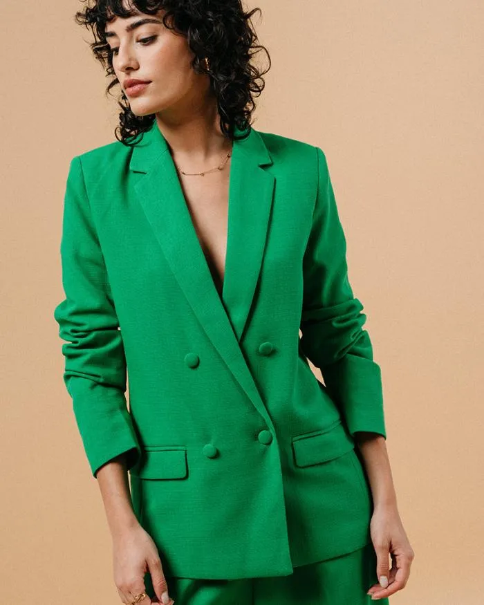 JACKET VERT MAZARINE Shop Grace and Mila Blazers