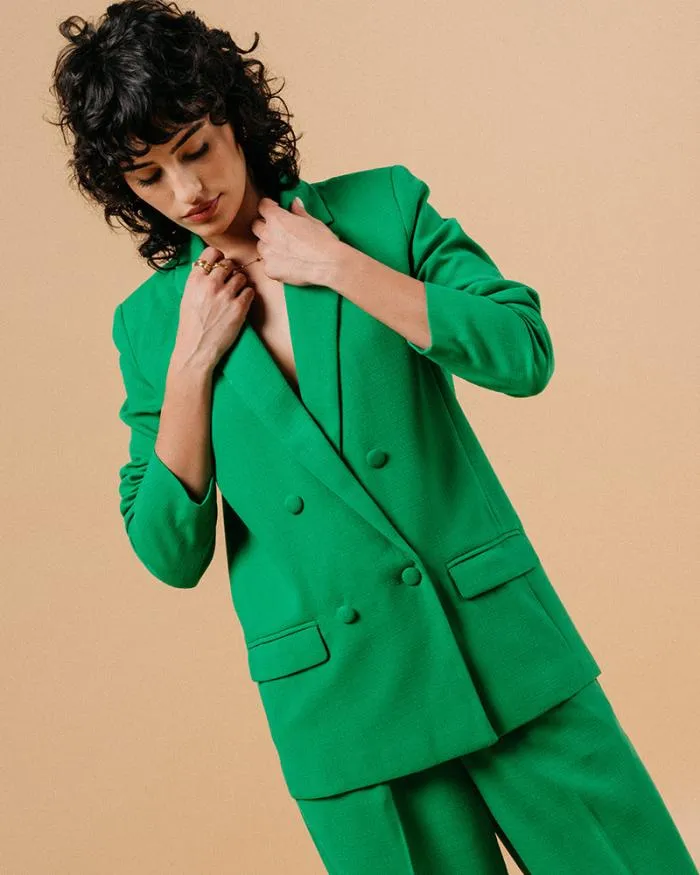 JACKET VERT MAZARINE Shop Grace and Mila Blazers