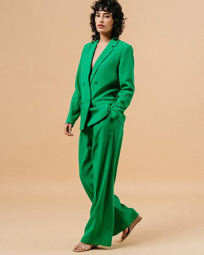JACKET VERT MAZARINE Shop Grace and Mila Blazers