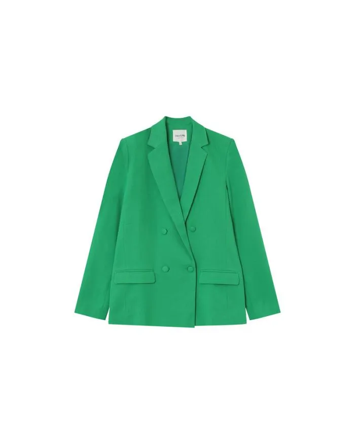 JACKET VERT MAZARINE Shop Grace and Mila Blazers
