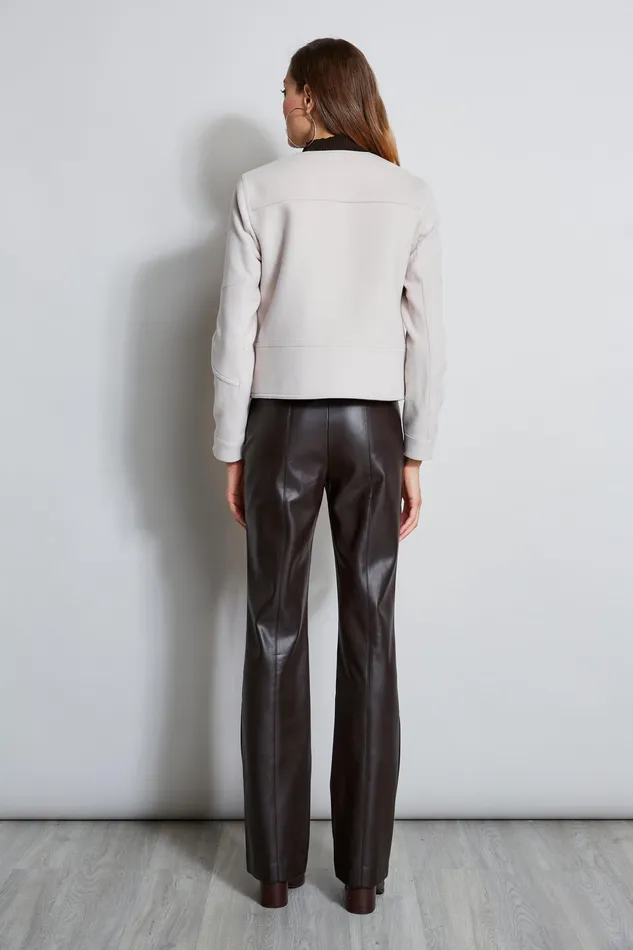 Jackets and Blazers Women Elie Tahari Wool Cropped Hooded Jacket OATMEAL