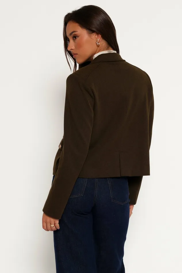 Jackets and Coats Women Petal and Pup Bandit Long Sleeve Button Down Jacket Olive