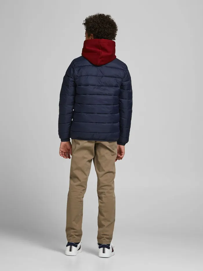 Jackets JACK and JONES Junior BOYS PUFFER JACKET Blue Navy Blazer