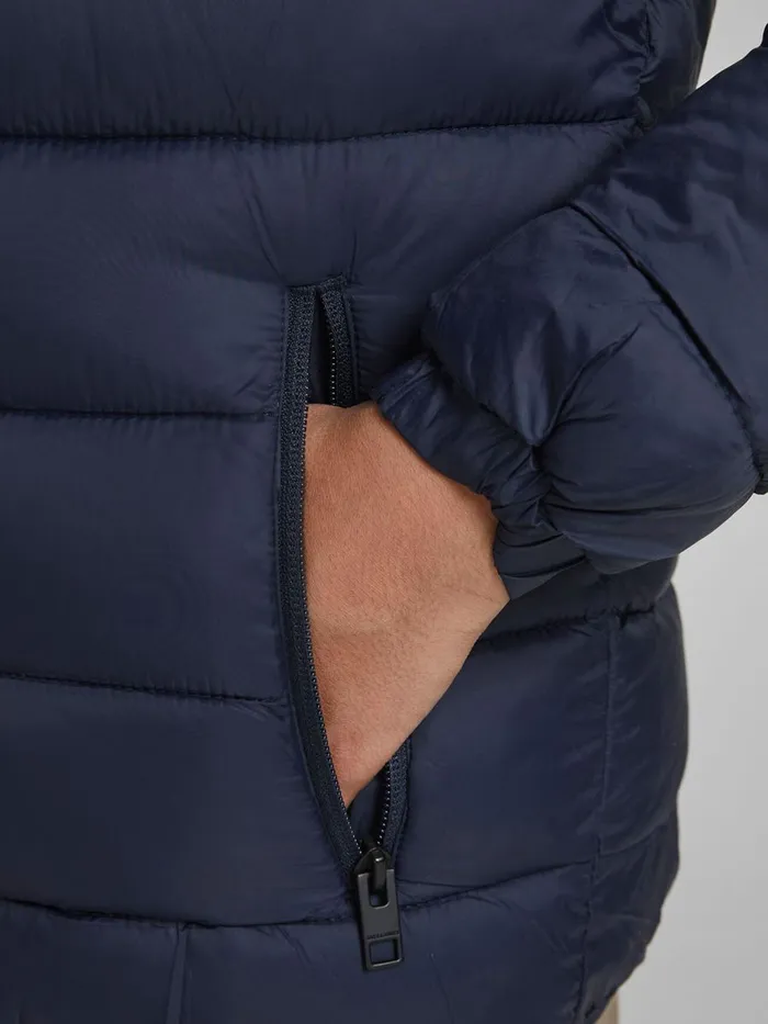 Jackets JACK and JONES Junior BOYS PUFFER JACKET Blue Navy Blazer