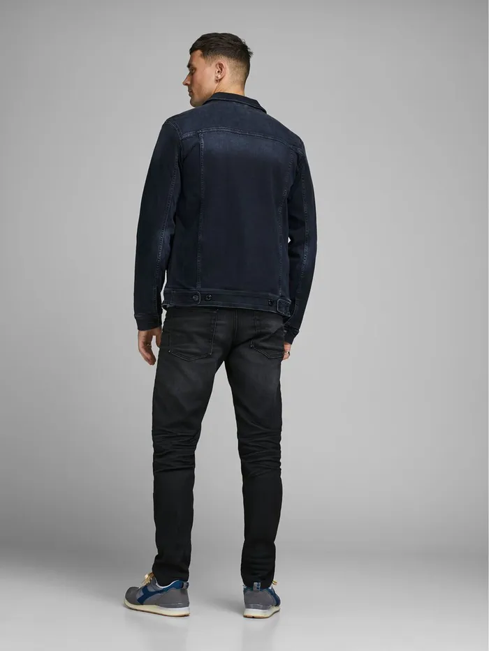 Jackets JACK and JONES Mens ALVIN AGI 004 DENIM JACKET Blue Blue Denim