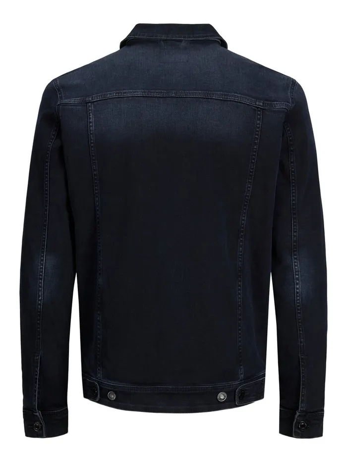 Jackets JACK and JONES Mens ALVIN AGI 004 DENIM JACKET Blue Blue Denim
