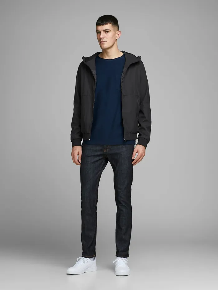 Jackets JACK and JONES Mens BOMBER INSPIRED JACKET Black Black