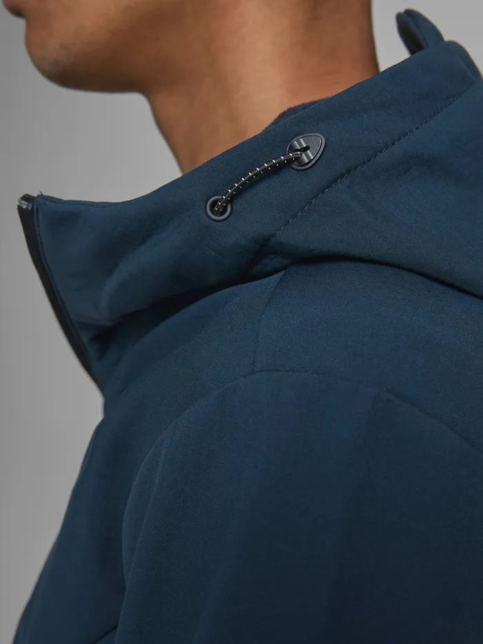 Jackets JACK and JONES Mens HOODED SOFTSHELL JACKET