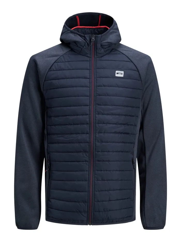 Jackets JACK and JONES Mens LIGHT QUILTED JACKET Blue Navy Blazer