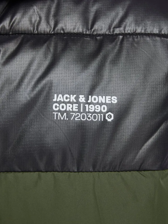 Jackets JACK and JONES Mens PUFFER GILET Green Forest Night