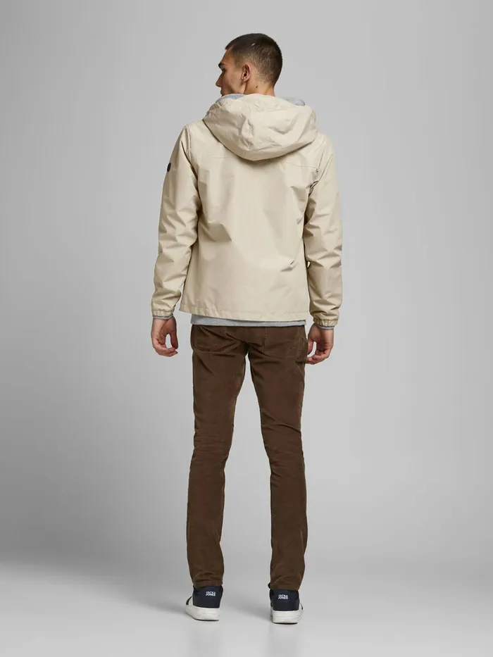 Jackets JACK and JONES Mens REINFORCED LIGHTWEIGHT JACKET Beige Crockery