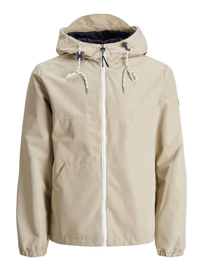 Jackets JACK and JONES Mens REINFORCED LIGHTWEIGHT JACKET Beige Crockery