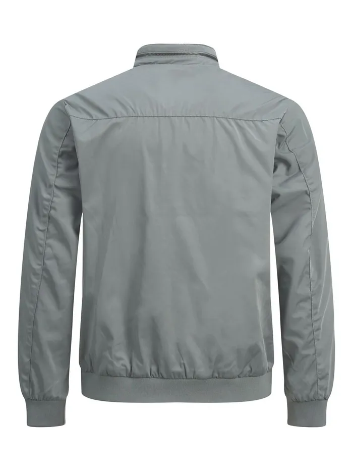 Jackets JACK and JONES Mens STAND COLLAR NAPOLEON POCKET JACKET Grey New Sage