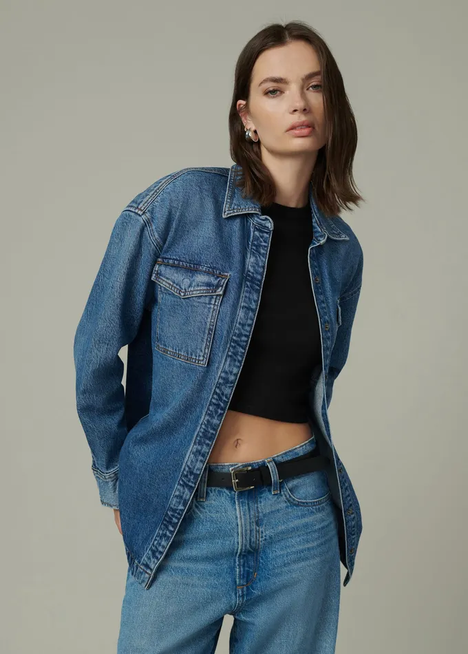 Jackets Outerwear Joe8217s Jeans Women THE KATRINA SHIRT JACKET Wait A Minute