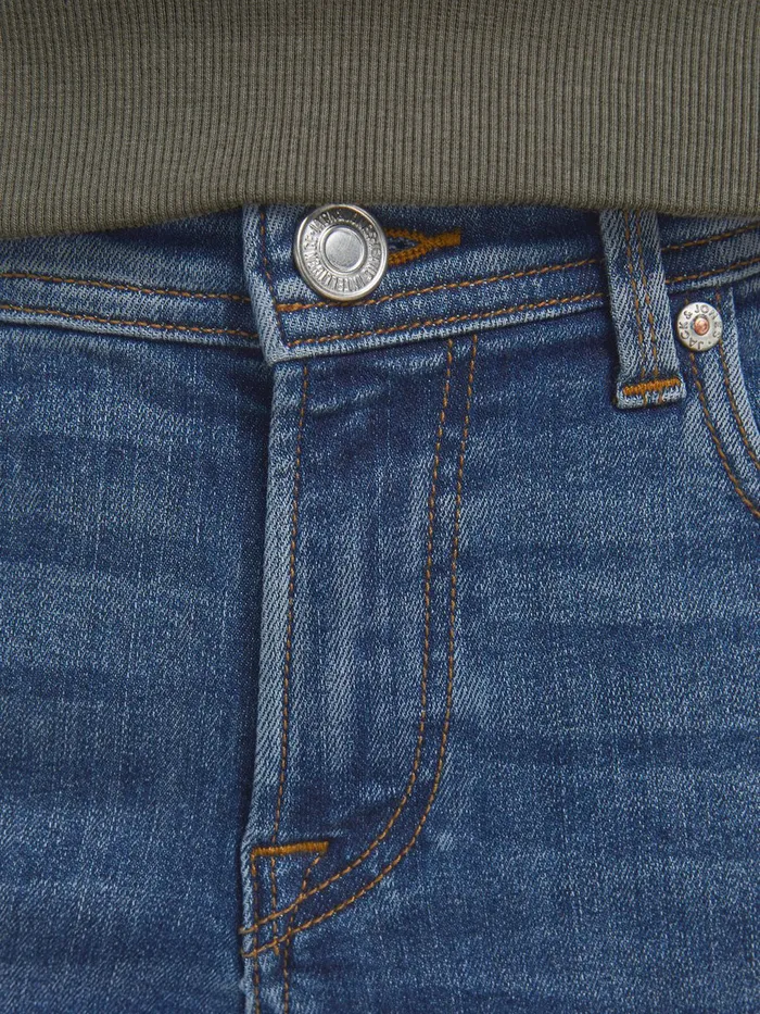 Jeans JACK and JONES Junior BOYS LIAM ORIGINAL SKINNY FIT JEANS Blue Blue Denim