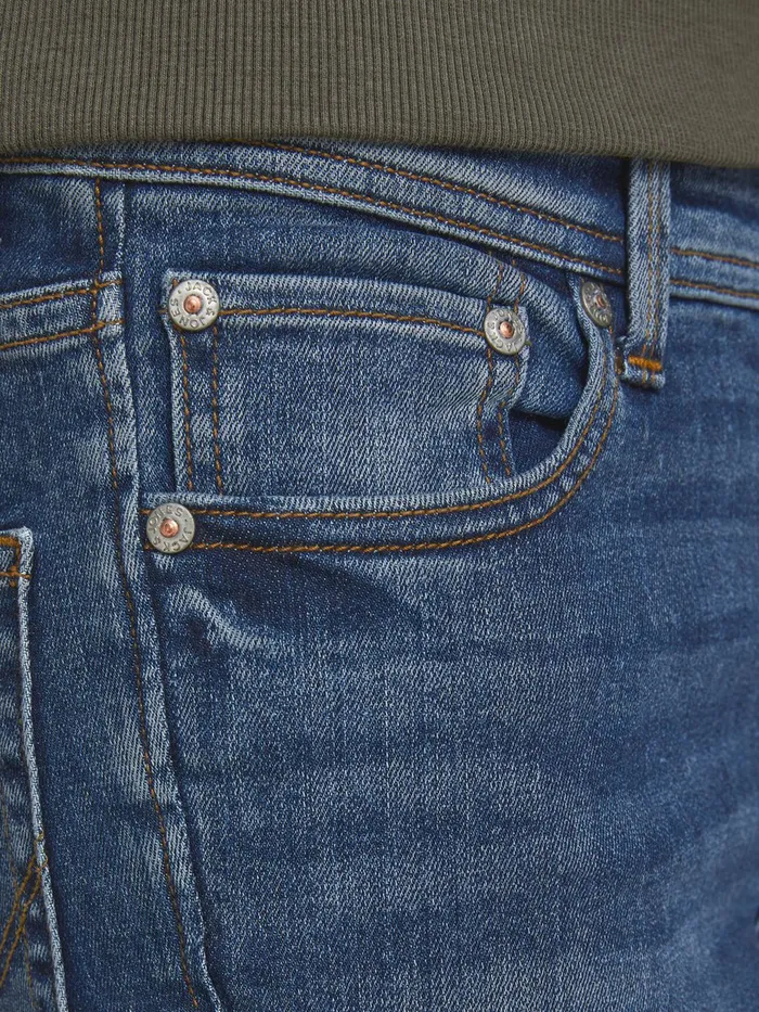 Jeans JACK and JONES Junior BOYS LIAM ORIGINAL SKINNY FIT JEANS Blue Blue Denim