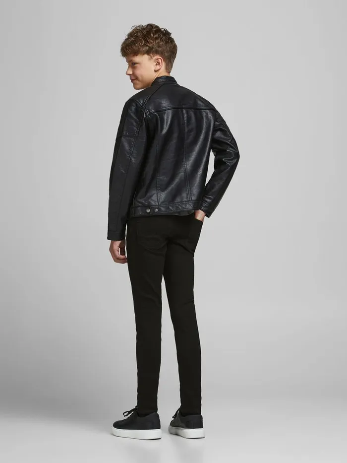 Jeans JACK and JONES Junior BOYS SKINNY FIT JEANS Black Black Denim
