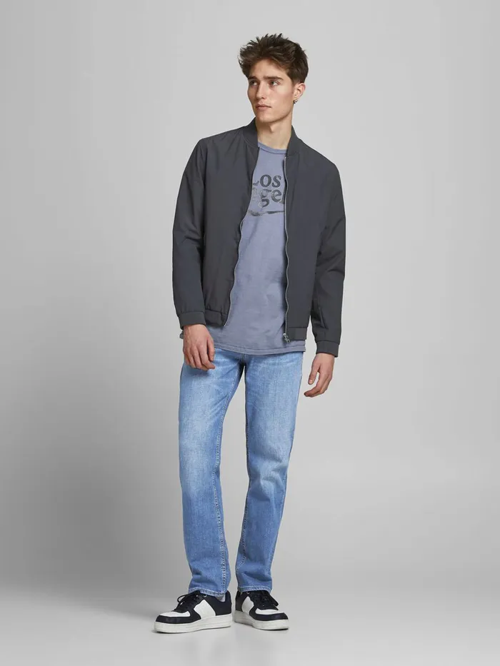 Jeans JACK and JONES Mens CLARK ORIGINAL AM 266 LID REGULAR FIT JEANS Blue Blue Denim