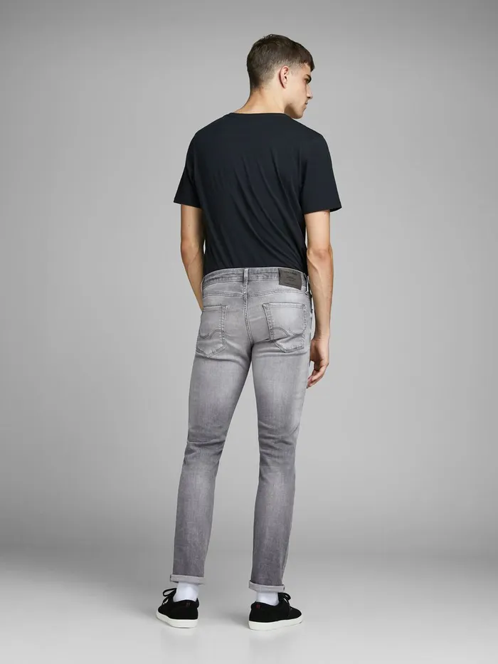 Jeans JACK and JONES Mens GLENN ICON JJ 257 50SPS SLIM FIT JEANS Grey Grey Denim