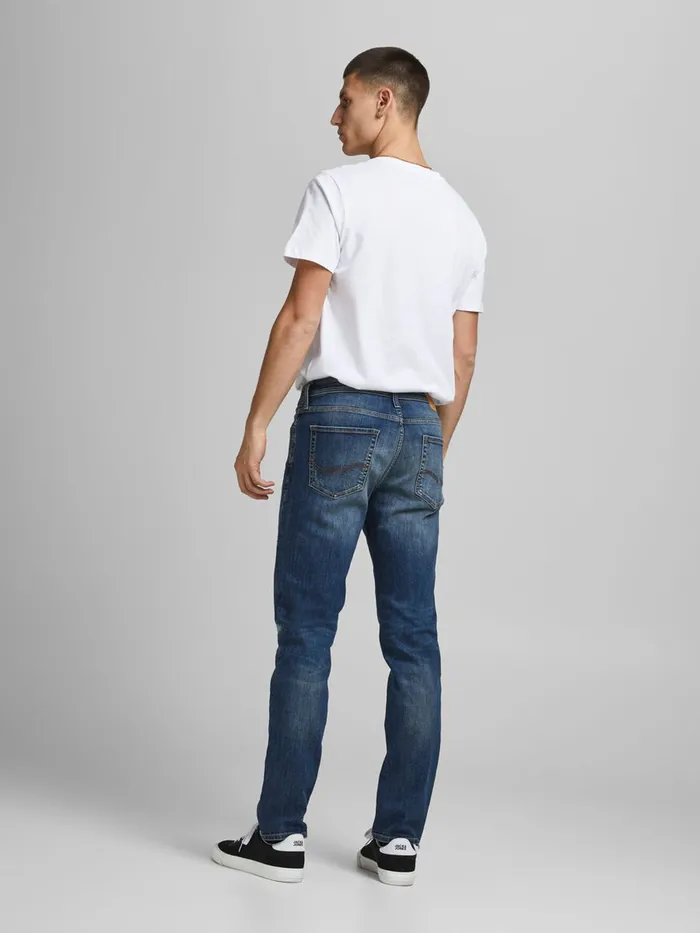 Jeans JACK and JONES Mens GLENN ORIGINAL AGI 035 SLIM FIT JEANS Blue Blue Denim