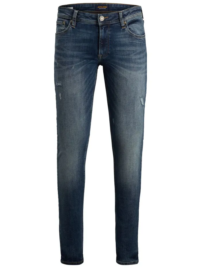 Jeans JACK and JONES Mens GLENN ORIGINAL AGI 035 SLIM FIT JEANS Blue Blue Denim