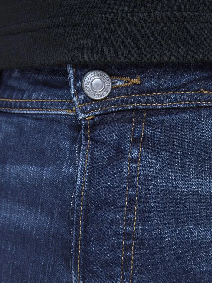 Jeans JACK and JONES Mens GLENN ORIGINAL CJ 165 SLIM FIT JEANS Blue Blue Denim