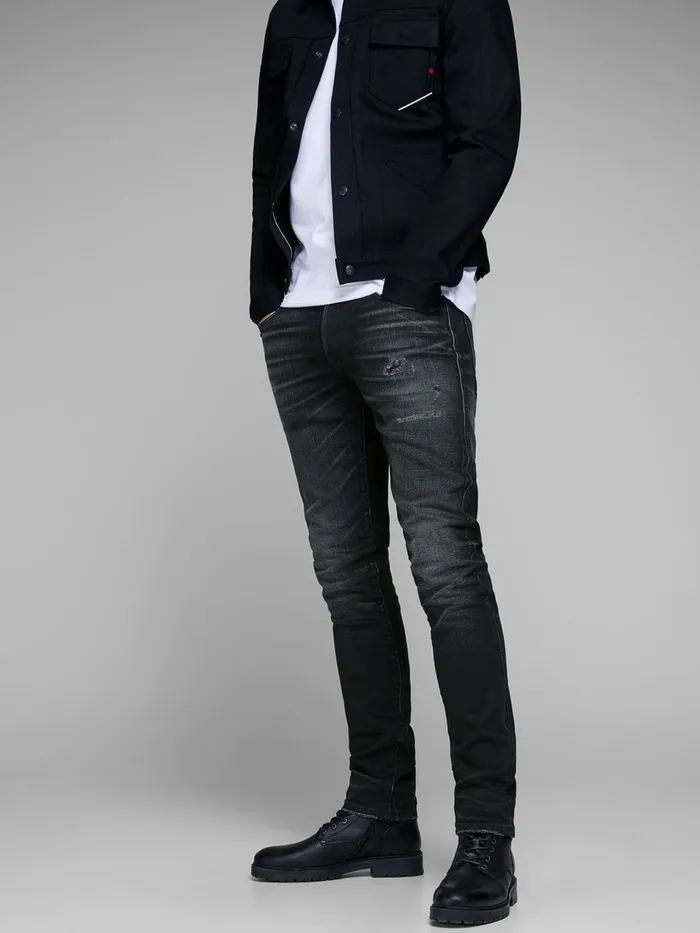 Jeans JACK and JONES Mens GLENN ROYAL R202 RDD SLIM FIT JEANS Black Black Denim Jeans JACK and JONES Mens GLENN ROYAL R202 RDD SLIM FIT JEANS Black Black Denim
