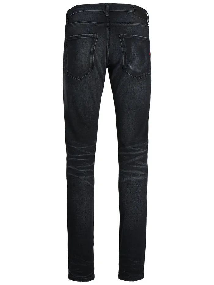 Jeans JACK and JONES Mens GLENN ROYAL R202 RDD SLIM FIT JEANS Black Black Denim