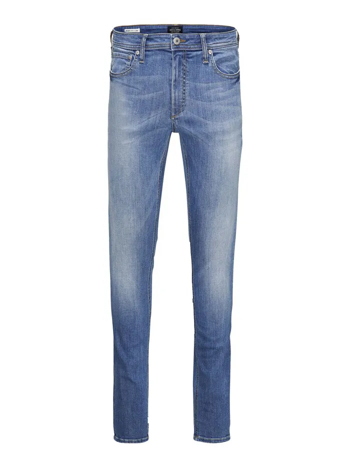 Jeans JACK and JONES Mens LIAM ORIGINAL AM 015 SKINNY FIT JEANS Blue Blue Denim