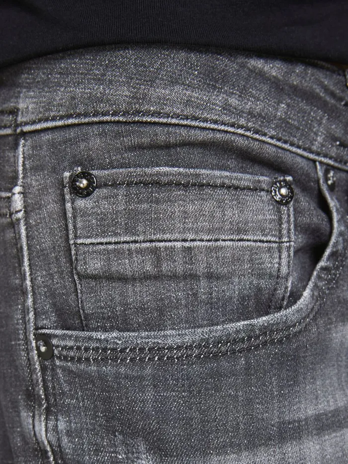 Jeans JACK and JONES Mens LIAM SEAL JOS 899 SKINNY FIT JEANS Grey Grey Denim