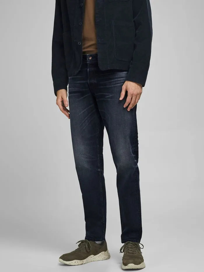 Jeans JACK and JONES Mens MIKE ORIGINAL CJ 511 COMFORT FIT JEANS Blue Black Denim