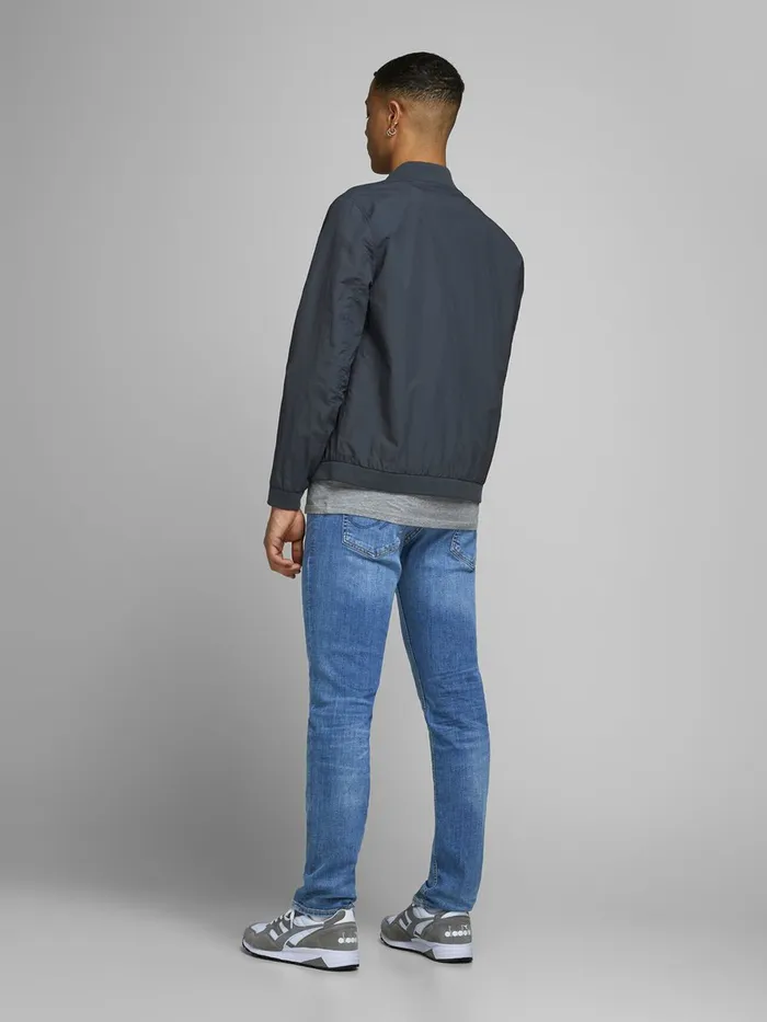 Jeans JACK and JONES Mens TIM ORIGINAL AM 781 50SPS SLIMSTRAIGHT FIT JEANS Blue Blue Denim