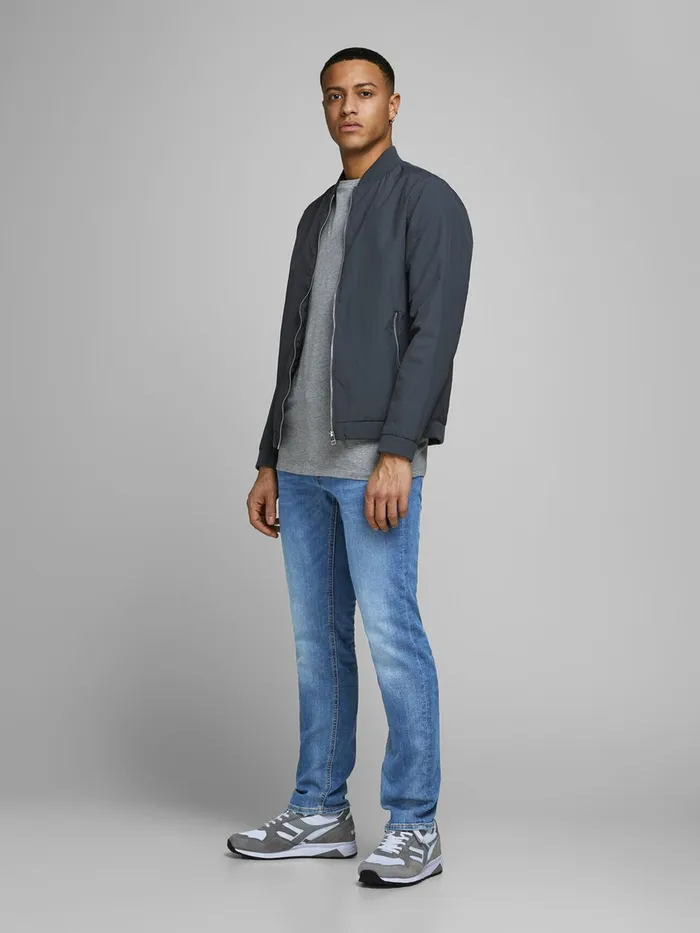 Jeans JACK and JONES Mens TIM ORIGINAL AM 781 50SPS SLIMSTRAIGHT FIT JEANS Blue Blue Denim
