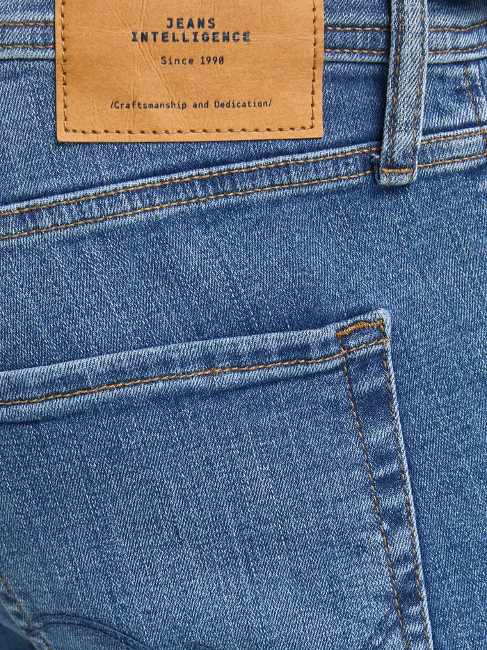 Jeans JACK and JONES Mens TIM ORIGINAL AM 781 50SPS SLIMSTRAIGHT FIT JEANS Blue Blue Denim