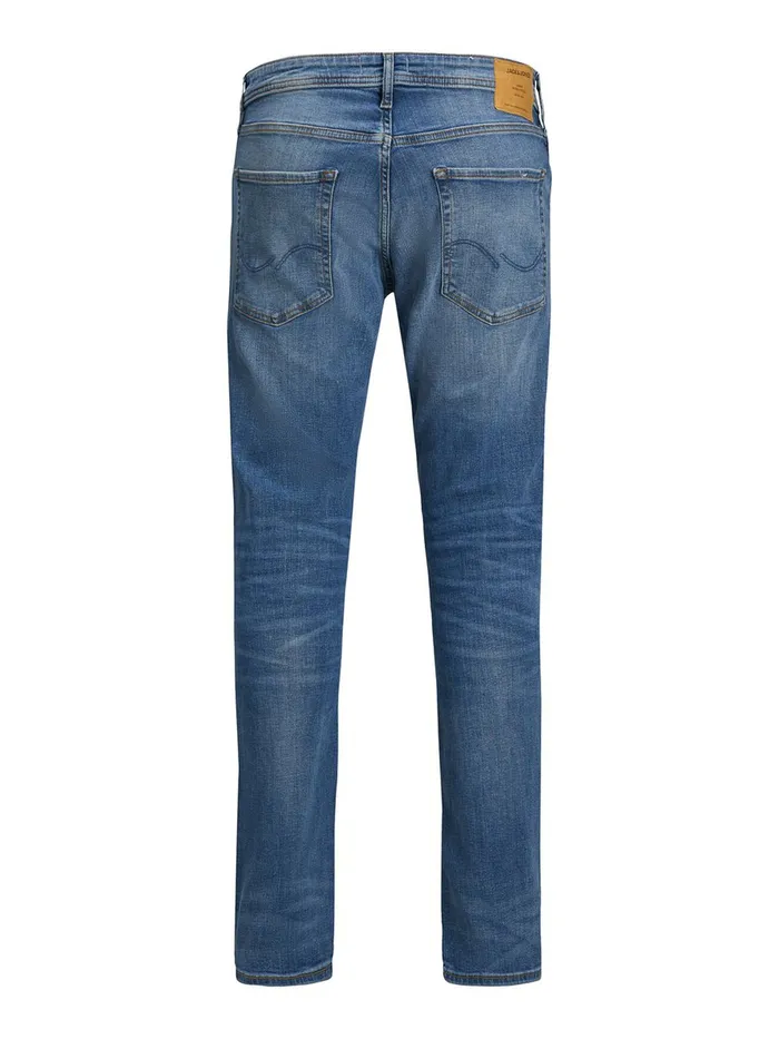 Jeans JACK and JONES Mens TIM ORIGINAL AM 781 50SPS SLIMSTRAIGHT FIT JEANS Blue Blue Denim