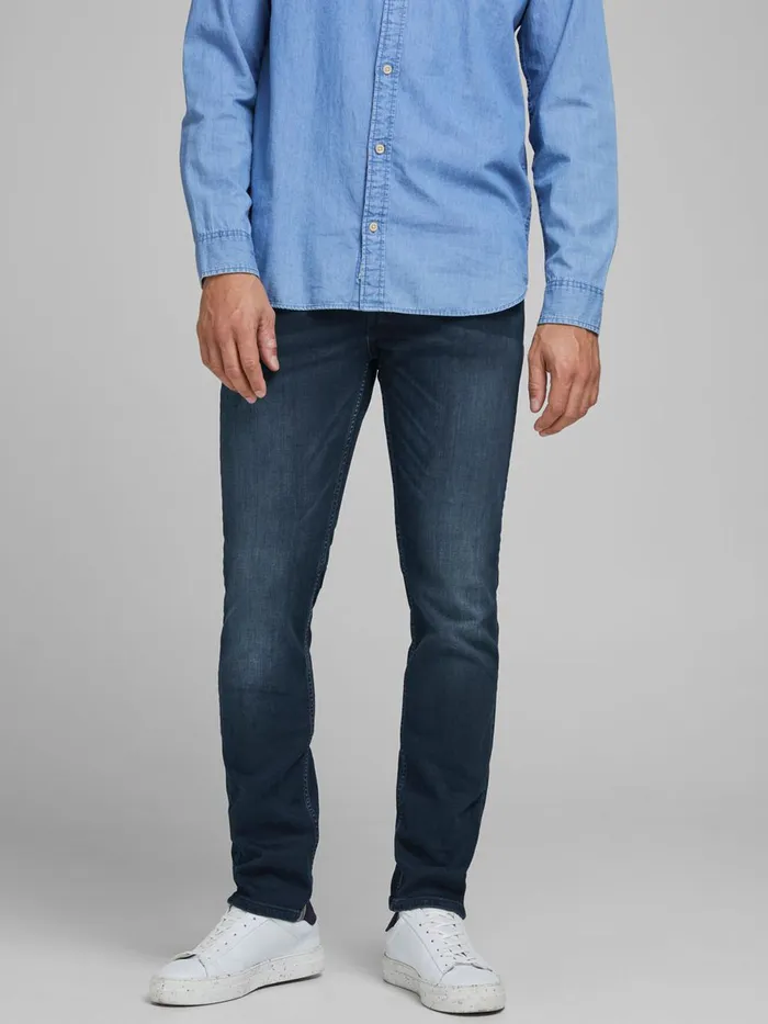 Jeans JACK and JONES Mens TIM ORIGINAL CJ 925 SLIMSTRAIGHT FIT JEANS Blue Blue Denim