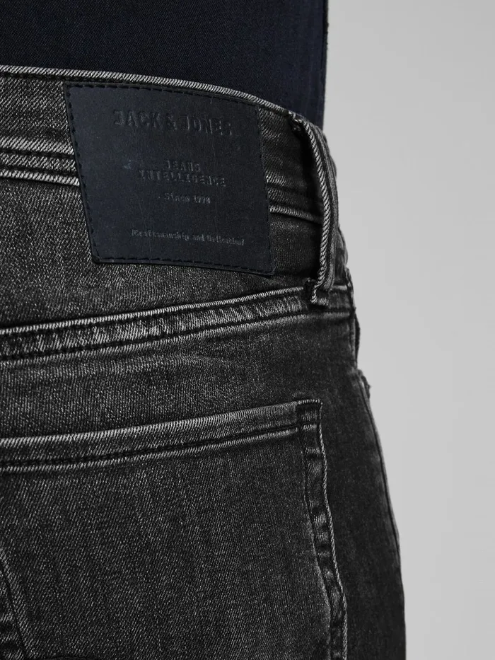 Jeans JACK and JONES Mens TOM ORIGINAL AM 817 SKINNY FIT JEANS Grey Black Denim