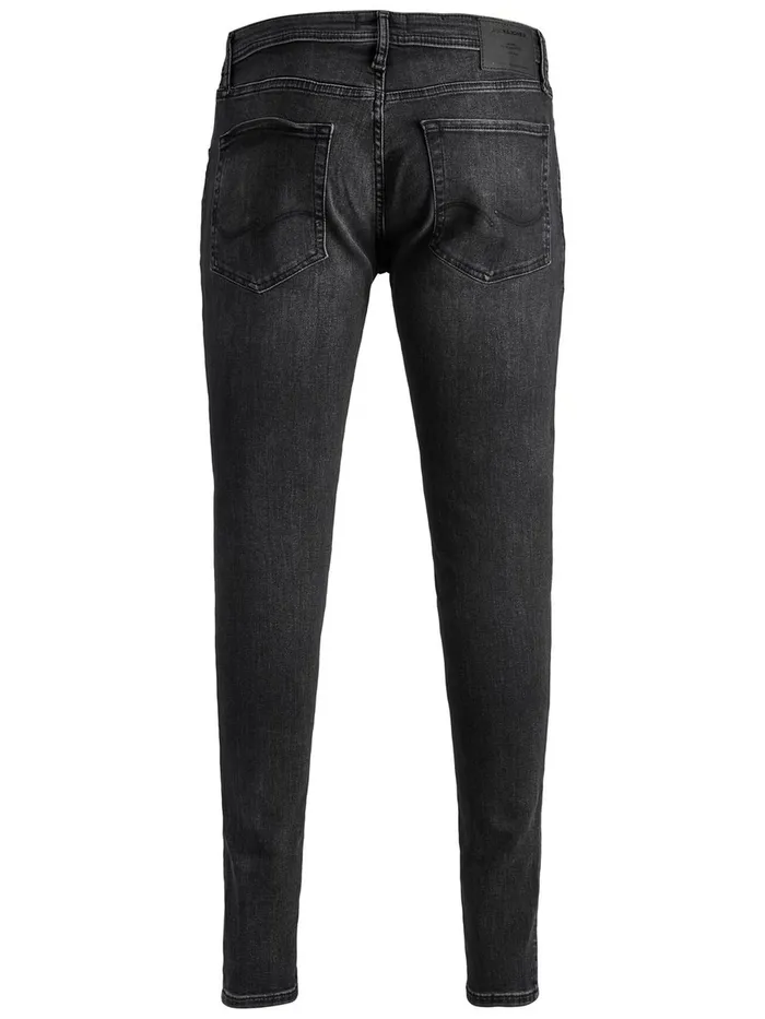 Jeans JACK and JONES Mens TOM ORIGINAL AM 817 SKINNY FIT JEANS Grey Black Denim