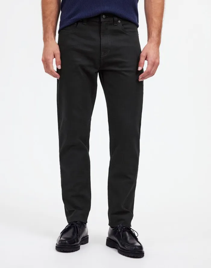 Jeans Men Madewell Relaxed Taper Jeans Black